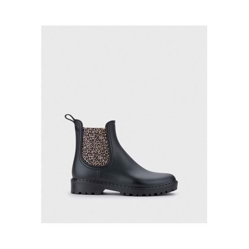 IGOR W10331-002 TRAK BASIC LEO Siyah Kadın Yağmur Botu