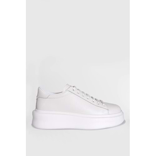 Lufian 111230234 Gage Erkek Deri Sneaker Ayakkabı Beyaz