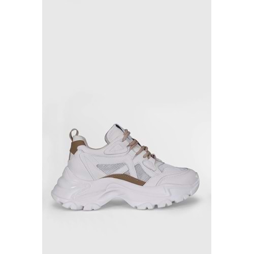 Lufian Bloom Kadın Sneaker Ayakkabı Bej