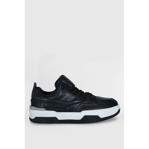 Lufian Mark Erkek Sneaker Ayakkabı Siyah