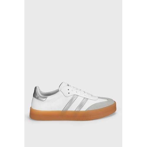 Lufian Davıd Erkek Deri Sneaker Ayakkabı Beyaz