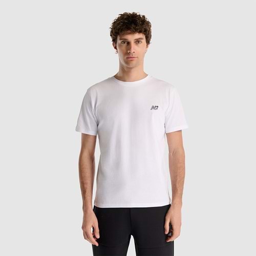 New Balance Mnt1537 Classic Basic Logo Siyah Erkek Tişört