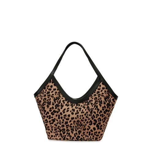 Nıne West DUOBLY 5PR Leopar Kadın Çift Taraflı Omuz Çantası