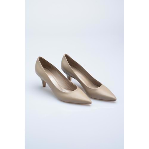 Nish Exclusive 324 Kadın Deri Klasik Stiletto