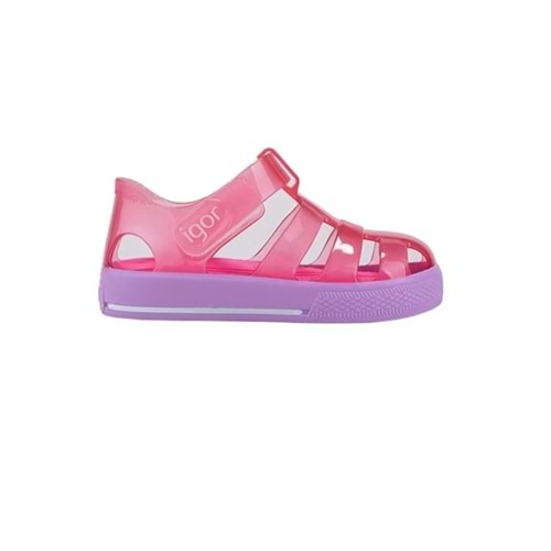 IGOR S10270-018 Star Bicolor Çocuk Kırmızı Mor Sandalet