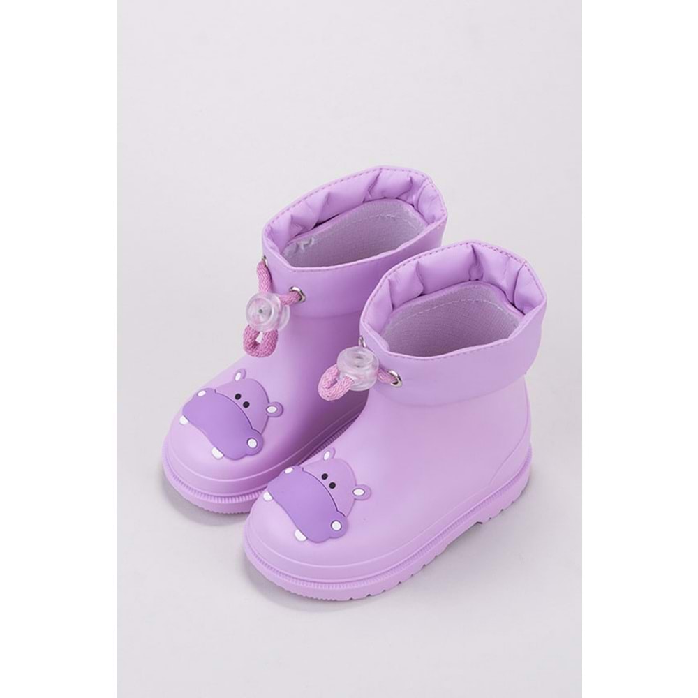 IGOR W10214-018 Bimbi Hipo Çocuk Mor Yağmur Çizmesi