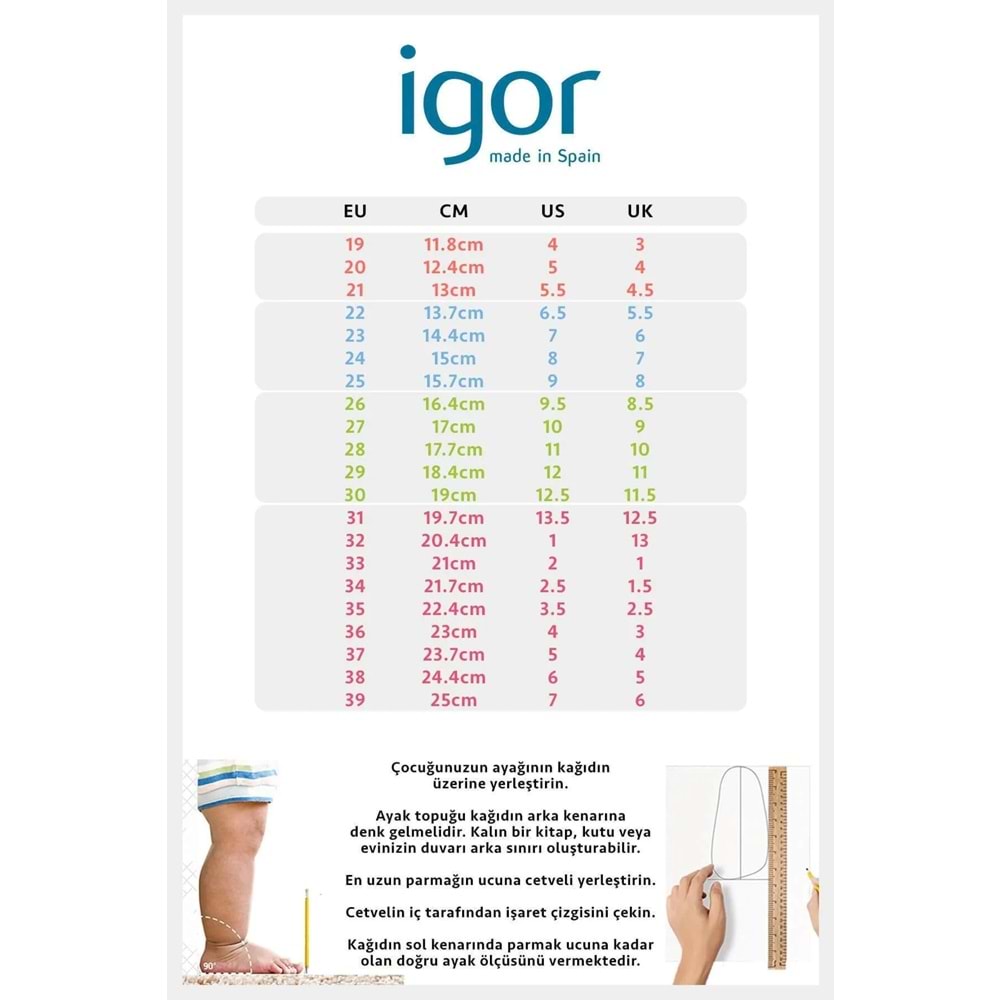 IGOR S10171-033 Star Çocuk Lila Sandalet