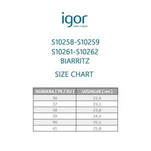 IGOR S10259-079 Kadın Kir Tutmaz Suya Dayanıklı Krem Sandalet
