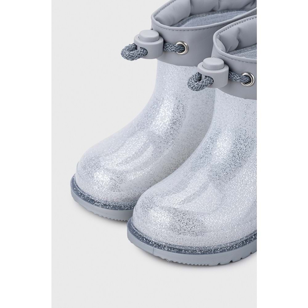 IGOR W10339-135 Bimbi Unicornio Glıtter Sılver Kız Çocuk Yağmur Çizmesi