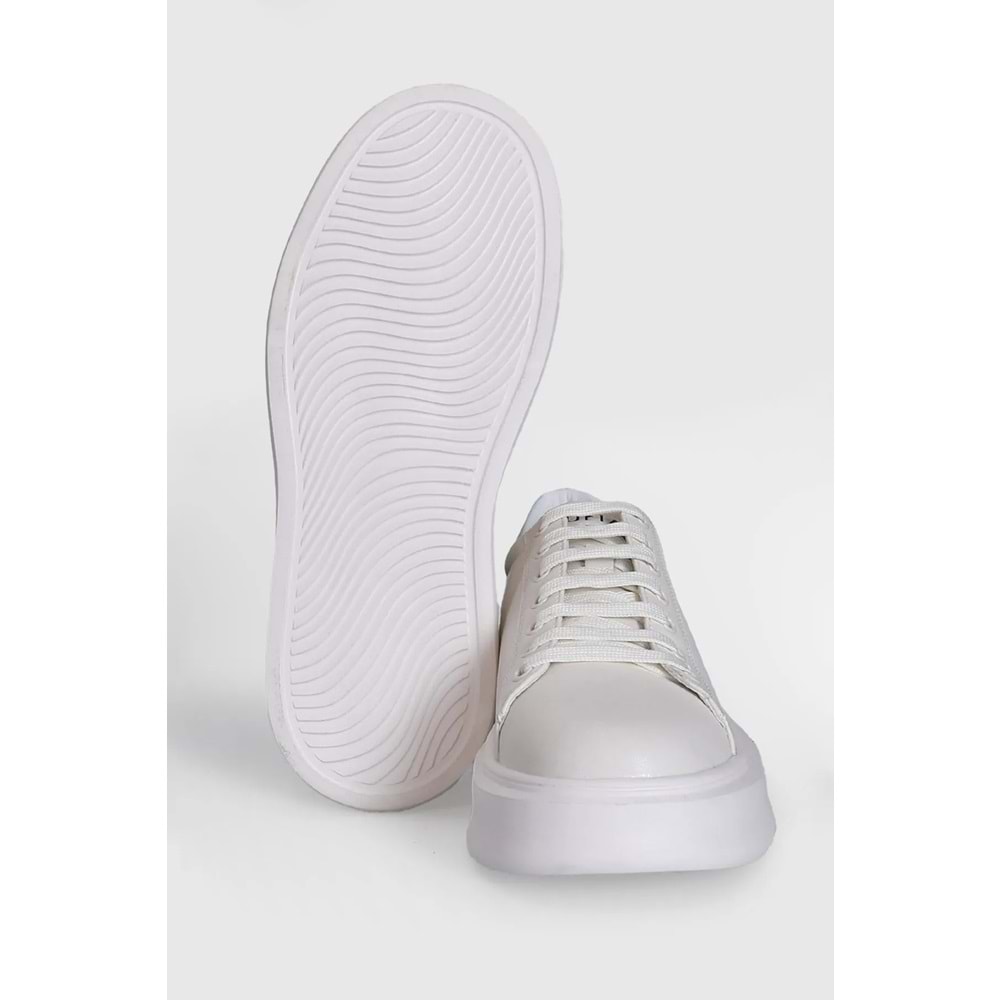 Lufian 111230234 Gage Erkek Deri Sneaker Ayakkabı Beyaz