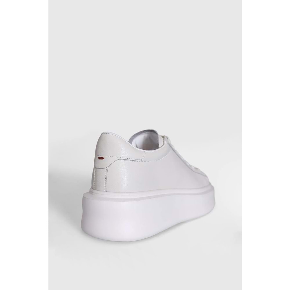 Lufian 111230234 Gage Erkek Deri Sneaker Ayakkabı Beyaz