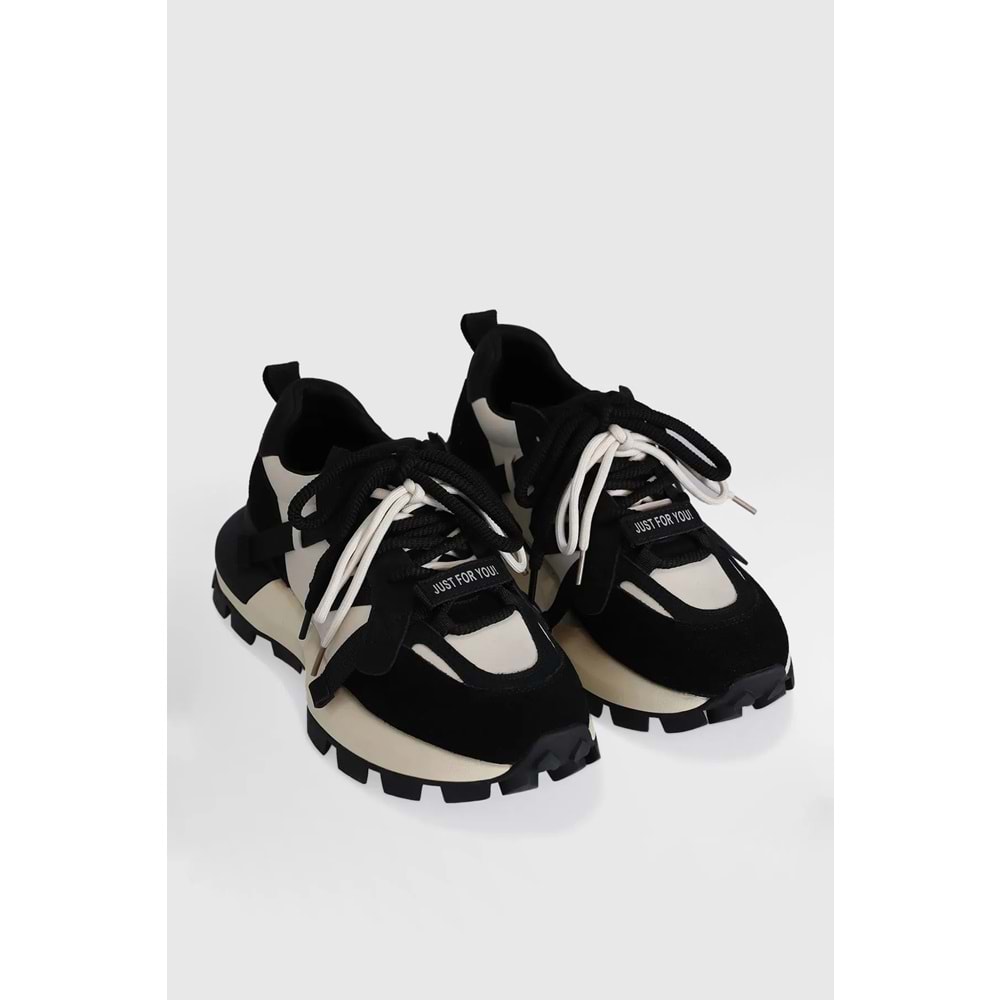 Lufian YK Kadın Sneaker Ayakkabı Siyah