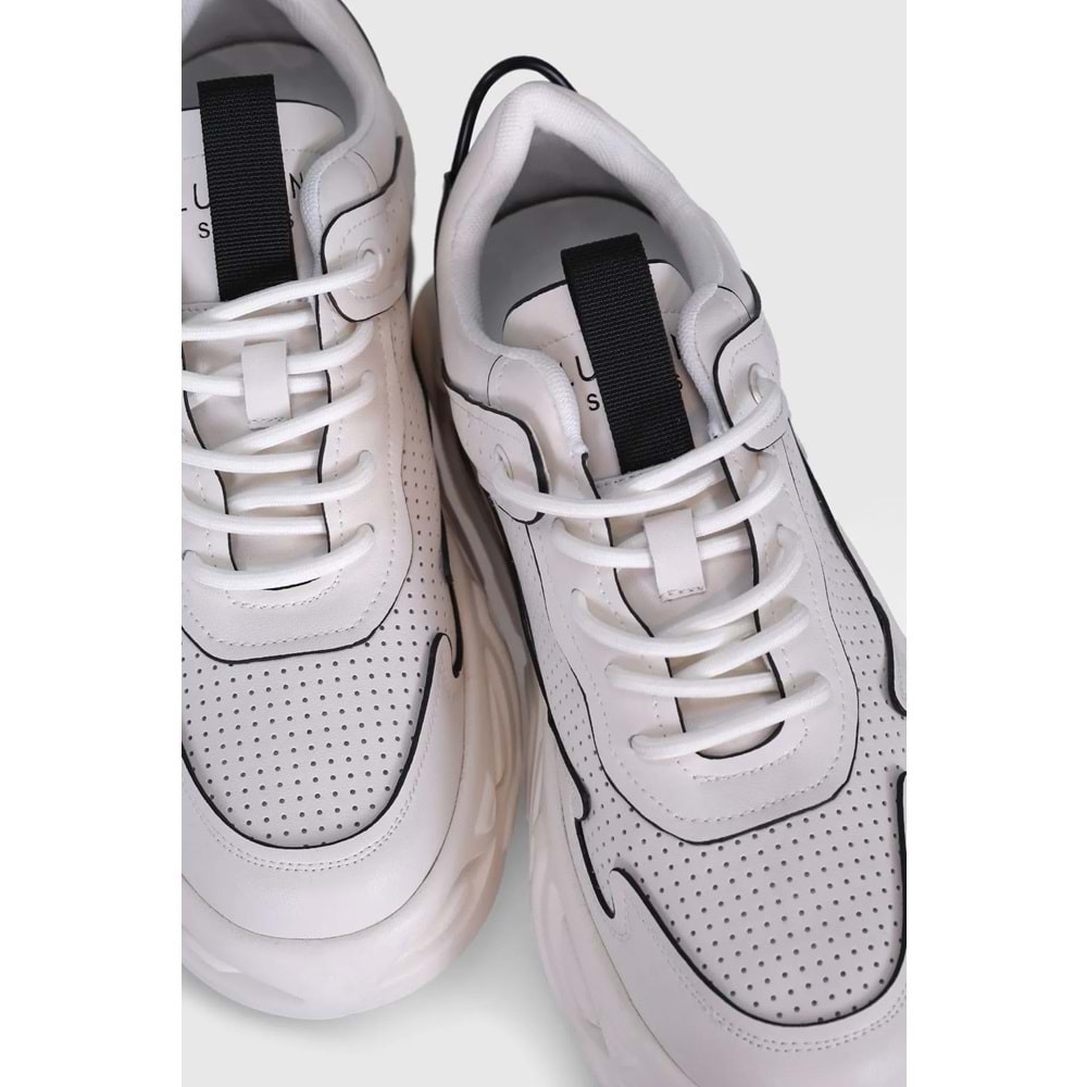 Lufian Ralf Erkek Sneaker Ayakkabı Beyaz