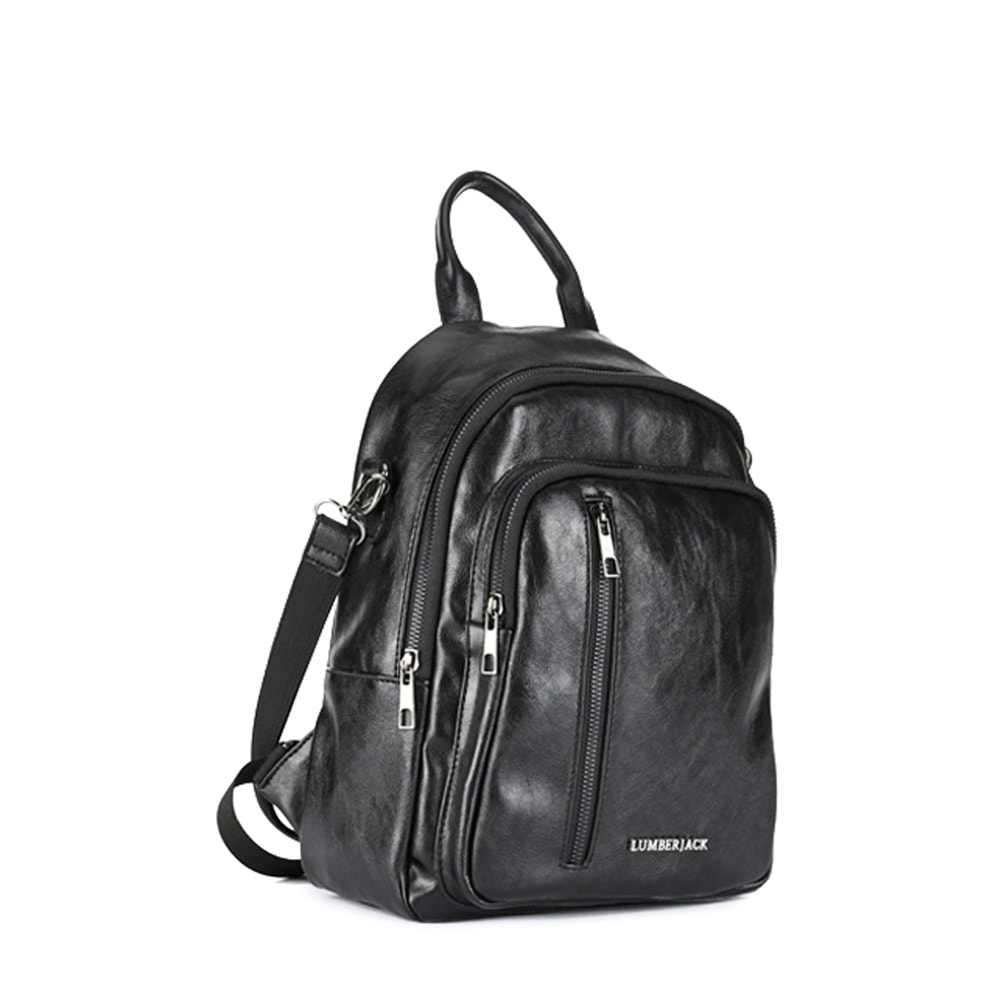 Lumberjack YKM FONK SRT 5PR Siyah Kadın Sırt Çantası