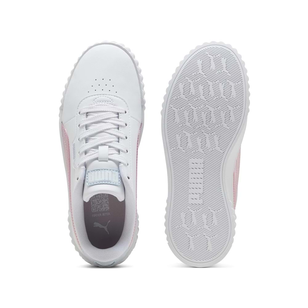 Puma 400607-01 Carina 3.0 Blurry Dreams Jr Kadın Spor Ayakkabı Beyaz