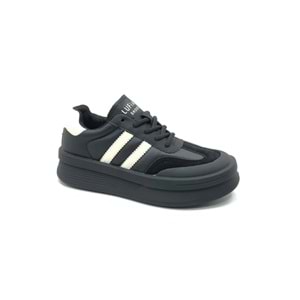 Lufian 122230019 Chrıstına Sneaker Unisex Deri Spor Ayakkabı SİYAH