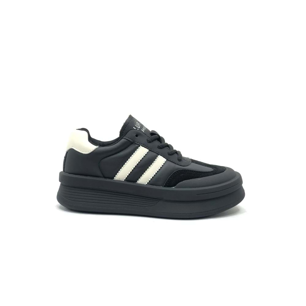 Lufian 122230019 Chrıstına Sneaker Unisex Deri Spor Ayakkabı SİYAH