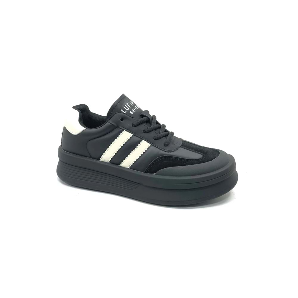 Lufian 122230019 Chrıstına Sneaker Unisex Deri Spor Ayakkabı SİYAH