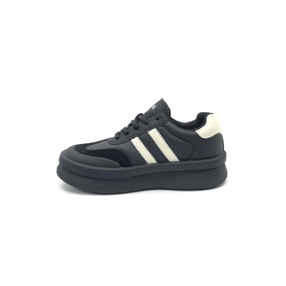 Lufian 122230019 Chrıstına Sneaker Unisex Deri Spor Ayakkabı SİYAH