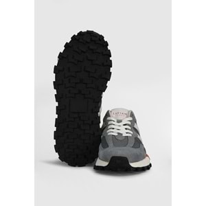 Lufian Auke Sneaker Erkek Deri Ayakkabı GRİ