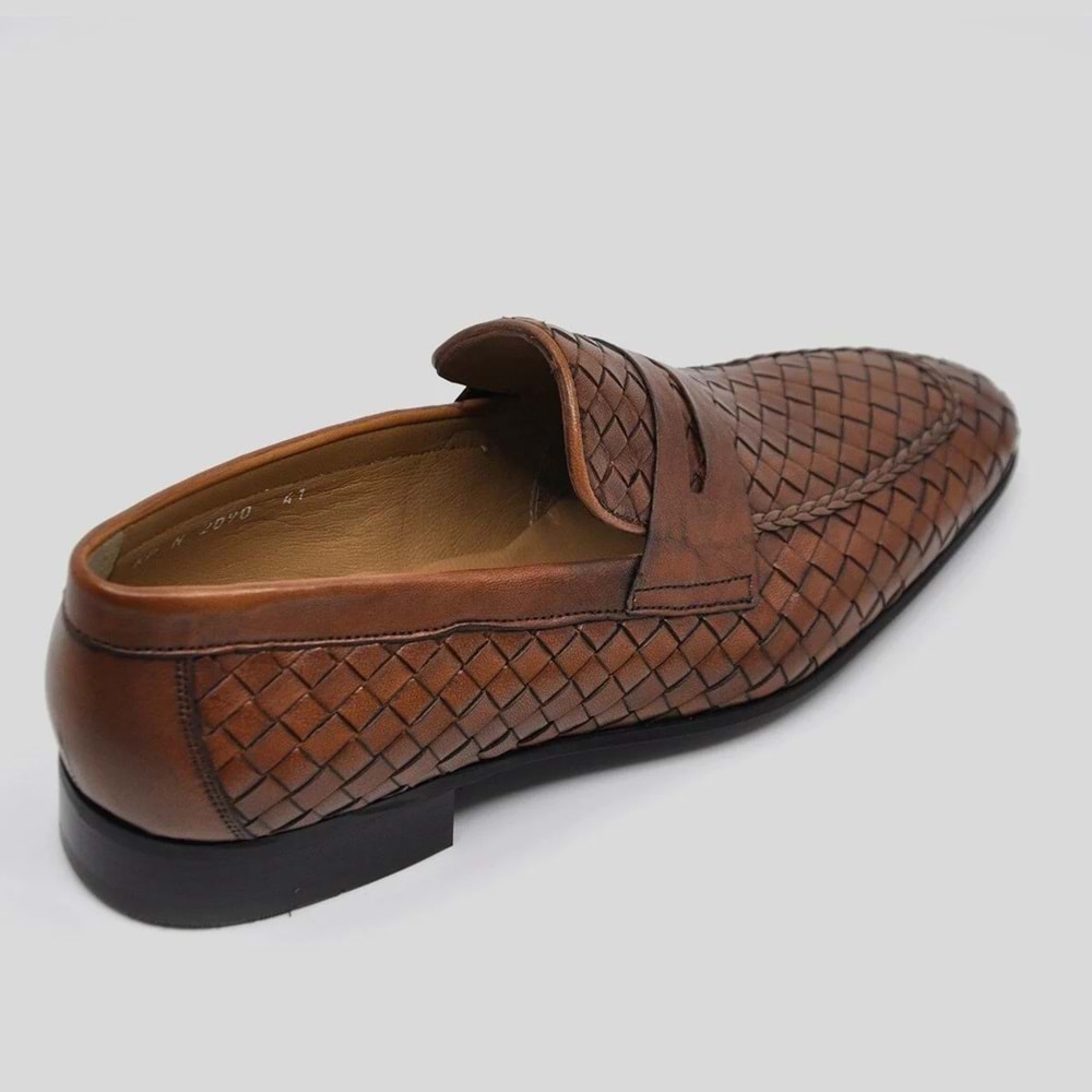 Fosco 2090 Erkek Örgülü Neolit Taban Klasik Ayakkabı