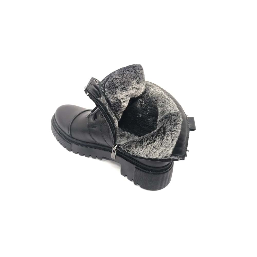 EK 24 Kadın Hakiki Deri Dikişli Postal Bot